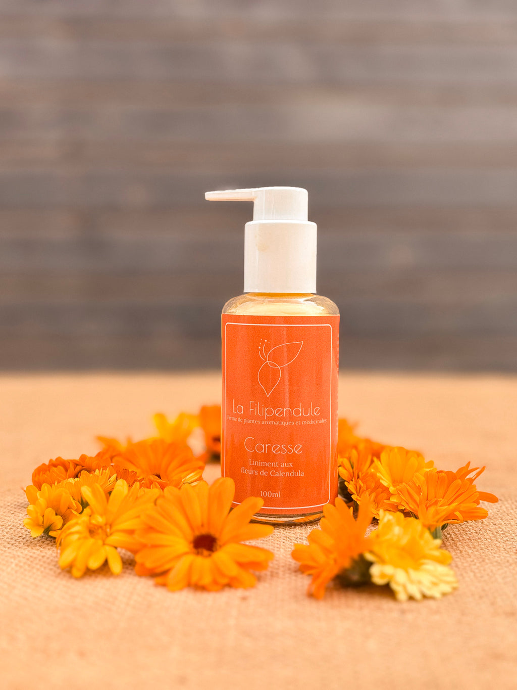 Caresse, liniment aux fleurs de Calendula